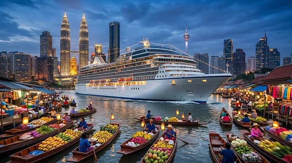 Resort World Cruise at Night